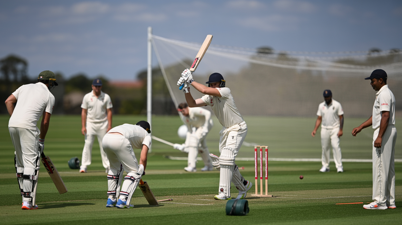 Cricket practice session at Beast Sports Canada